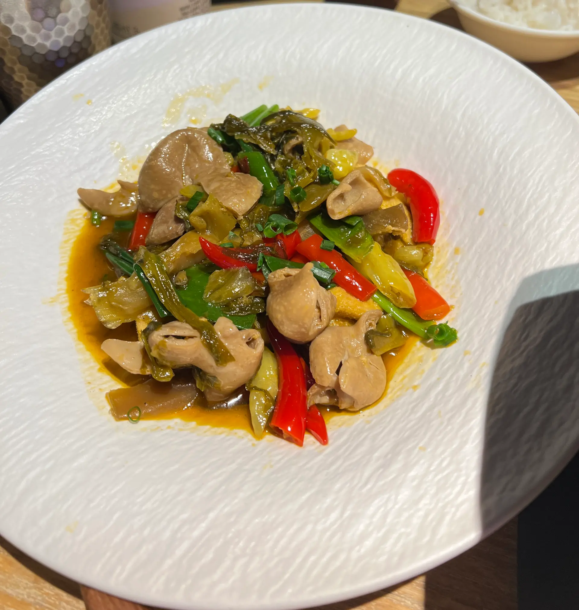 包浆豆腐肥肠