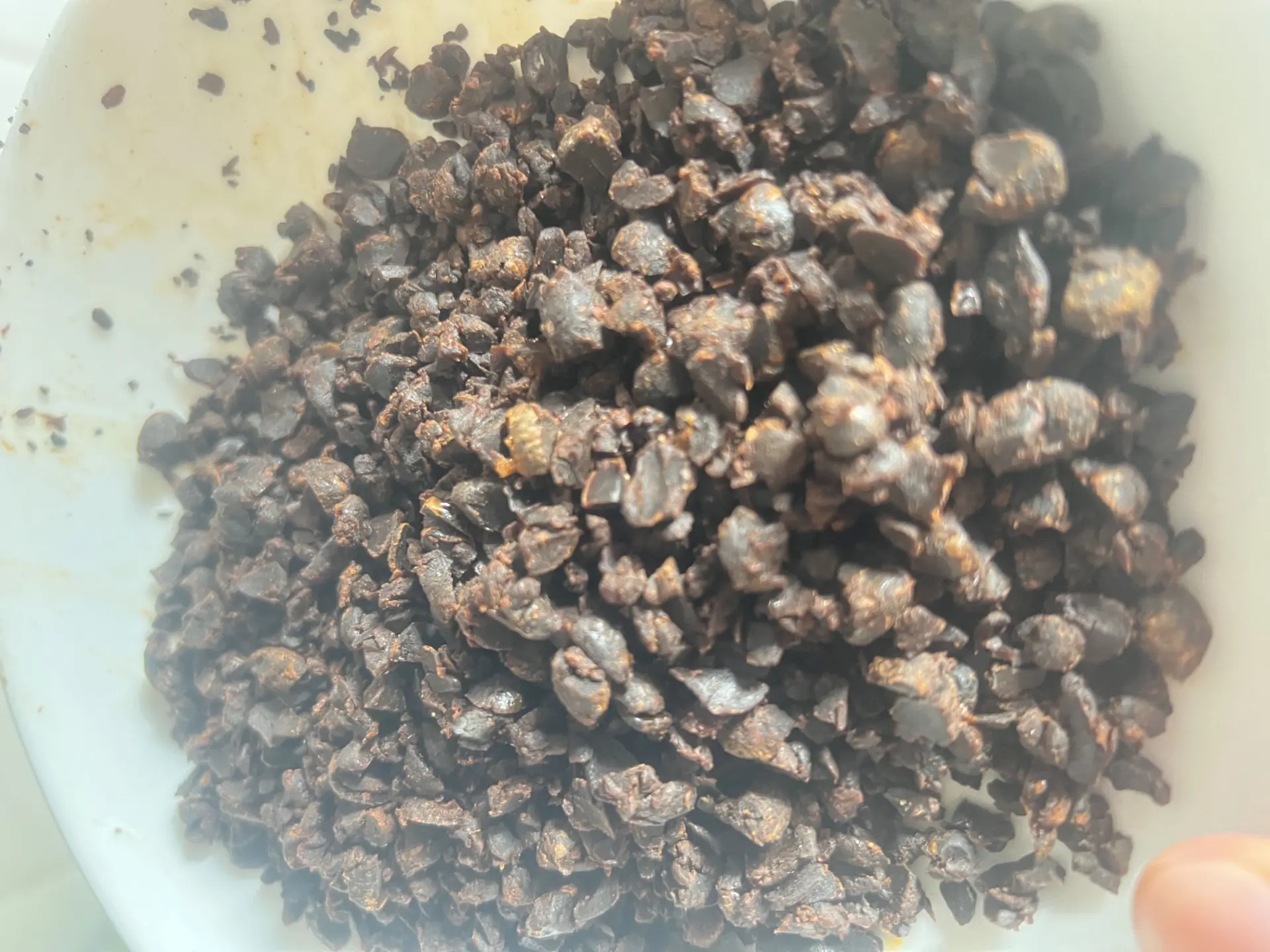 煸炒后切碎的豆豉